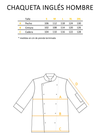 Chaqueta Inglés Hombre