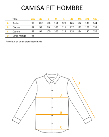 Camisa Fit Hombre