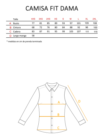 Camisa Fit Dama