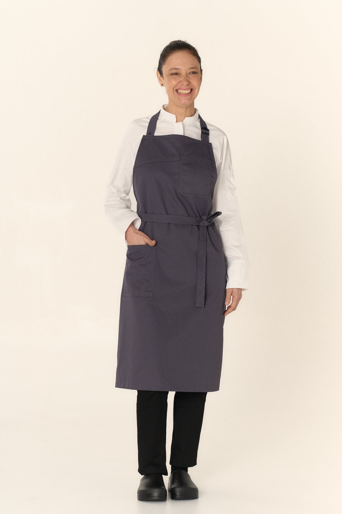 Delantal mugaritz con bolsillo