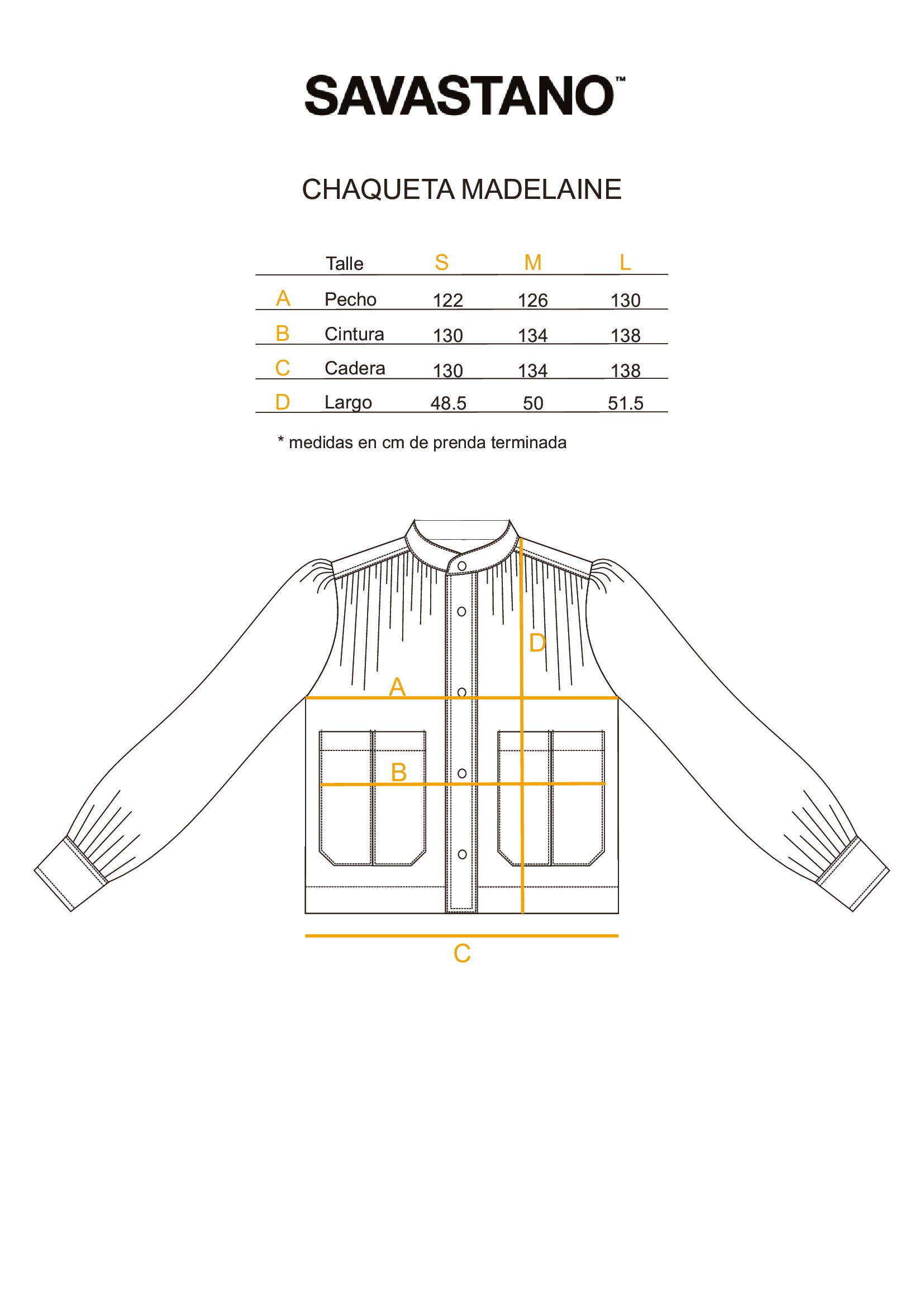 Chaqueta Madelaine Algodón