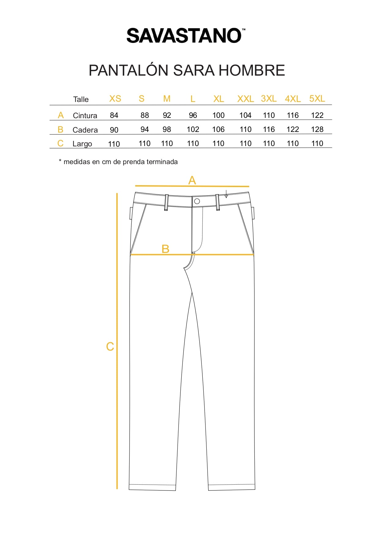 Pantalón Clásico Hombre